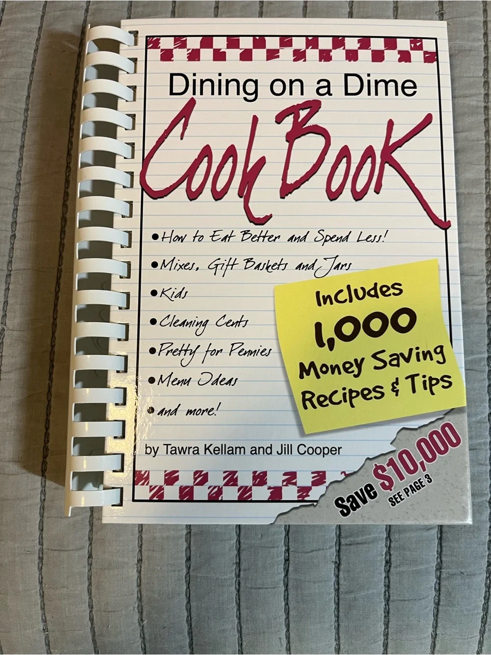 Dining on a Dime Cook Book – White & Red Budget Cooking Guide